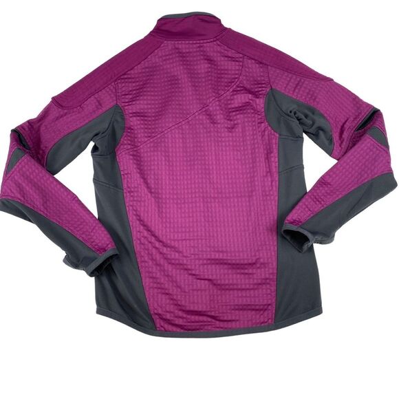 Nike Sphere Thermal Track Jacket Women Small Purple Gray Long Sleeve Full Zipper - Picture 9 of 12